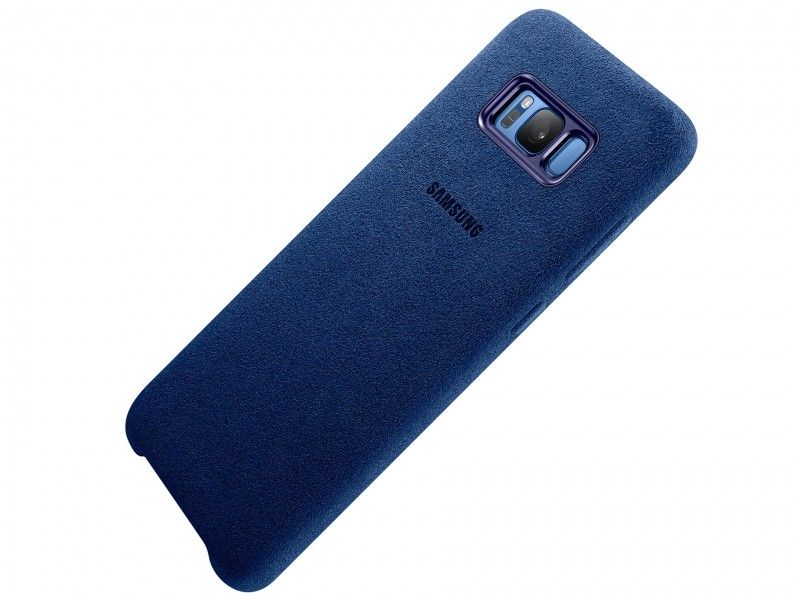 Etui Samsung Galaxy S8 Plus Alcantara Cover Blue - Foto1