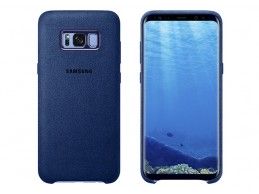 Etui Samsung Galaxy S8 Plus Alcantara Cover Blue - Foto2