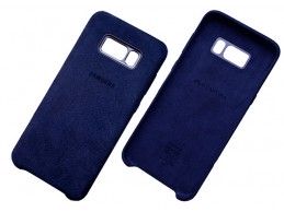 Etui Samsung Galaxy S8 Plus Alcantara Cover Blue - Foto3