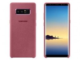 Etui Samsung Galaxy Note 8 Alcantara Pink - Foto3