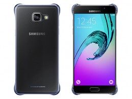 Etui Samsung Galaxy A5 (2016) Clear Cover Black/Blue - Foto2
