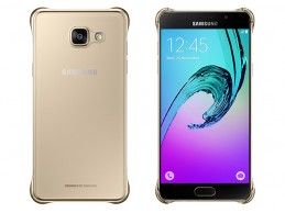 Etui Samsung Galaxy A5 (2016) Clear Cover Gold - Foto2