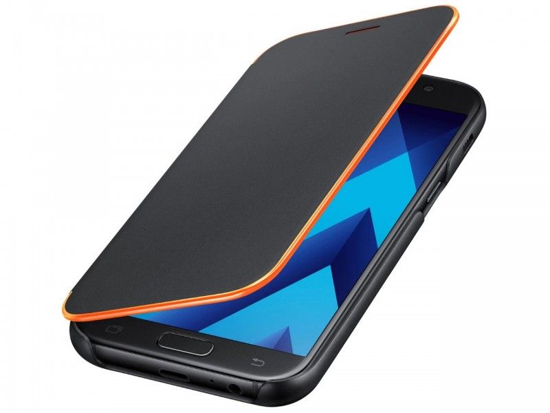 Etui Samsung Galaxy A3 (2017) Neon Flip Cover Black - Foto1