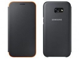 Etui Samsung Galaxy A3 (2017) Neon Flip Cover Black - Foto3