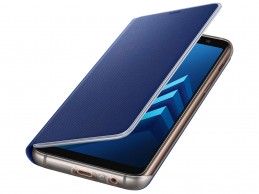 Etui Samsung Galaxy A8 (2018) Neon Flip Cover Blue - Foto1