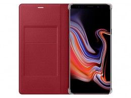 Etui Samsung Galaxy Note 9 Leather Wallet Cover Red - Foto2