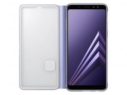 Etui Samsung Galaxy A8 (2018) Neon Flip Cover Orchid Gray - Foto2