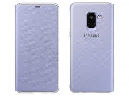 Etui Samsung Galaxy A8 (2018) Neon Flip Cover Orchid Gray - Foto3