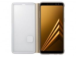 Etui Samsung Galaxy A8 (2018) Neon Flip Cover Gold - Foto2