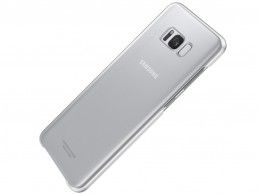 Etui Samsung Galaxy S8 Plus Clear Cover Silver - Foto1