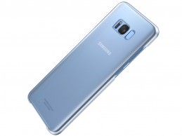 Etui Samsung Galaxy S8 Plus Clear Cover Blue - Foto1