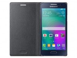 Etui Samsung Galaxy A3 Flip Cover Charcoal Black - Foto2
