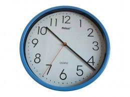 4 szt. zegar ścienny Mebus H366-BU 25cm niebieski - Foto3