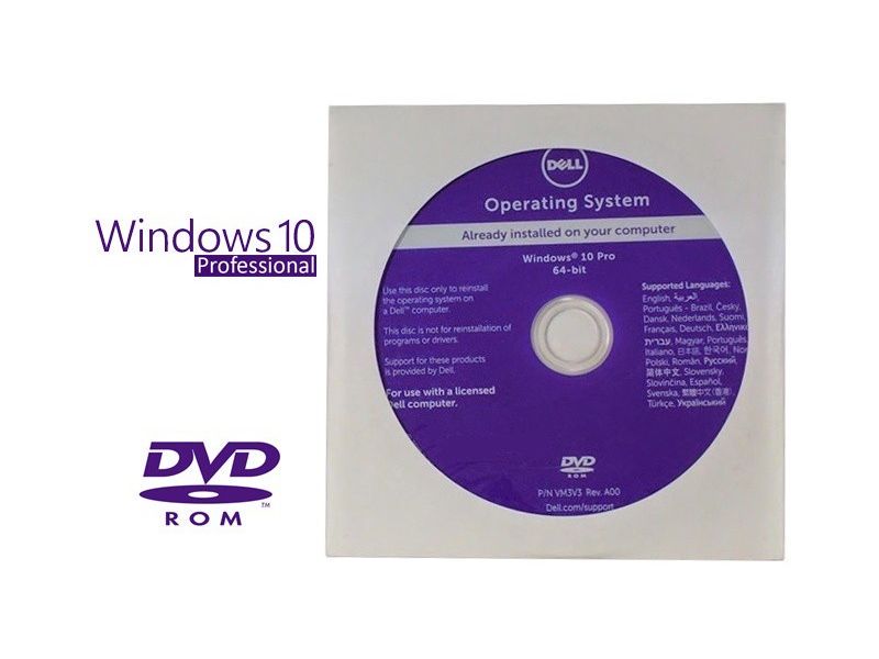 Windows 10 Professional 64-bit płyta instalacyjna DVD - Foto1
