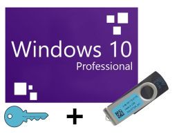 Windows 10 PRO 64bit PENDRIVE + KLUCZ ESD 32/64bit - Foto1