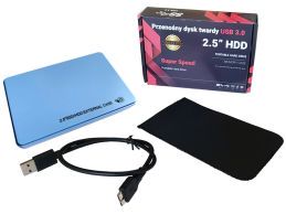 Dysk zewnętrzny HDD USB 3.0 1TB Blue Box - Foto3