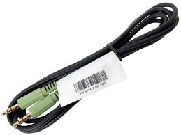 Kabel audio AUX HP mini-jack mini-jack 3,5mm dł. 1,8m - Foto1