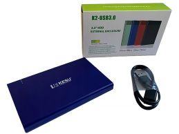 Dysk przenośny HDD USB 3.0 500GB KESU K2 Blue - Foto2