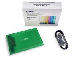 Dysk przenośny HDD USB 3.0 1TB KESU K102A Green - Foto3