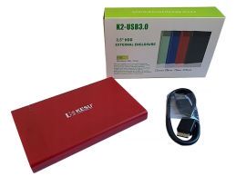 Dysk przenośny HDD USB 3.0 320GB KESU K2 Red - Foto2