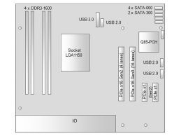 Fujitsu D3221-B12 GS 3 LGA1150 USB3.0 DisplayPort DVI - Foto3