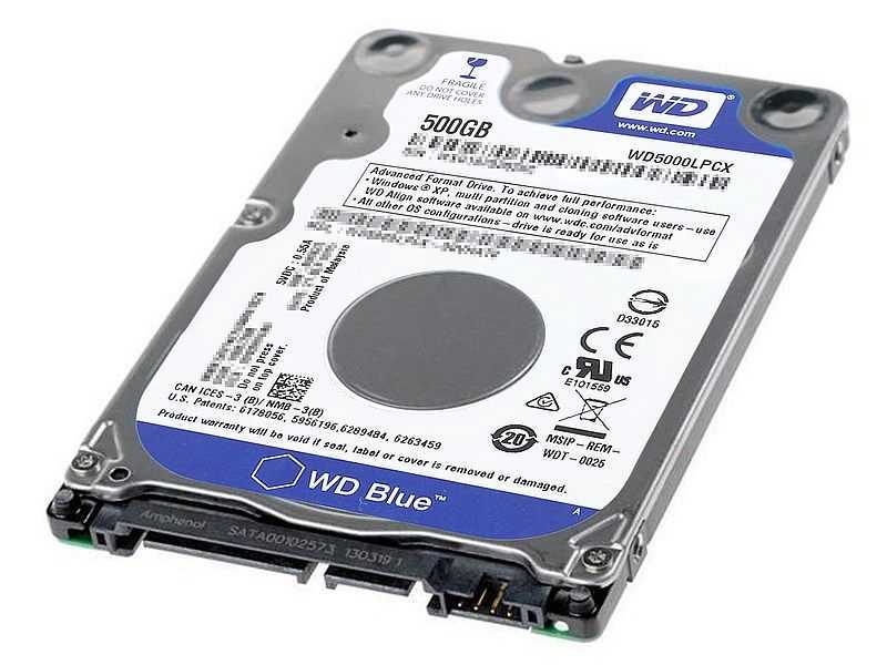 WD Blue WD5000LPCX 500GB 2,5" - Foto1