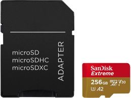 SanDisk Extreme microSDXC 256GB A2 Class3 V30 190MB/s - Foto3