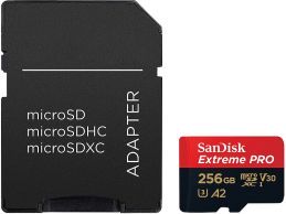 SanDisk Extreme PRO microSDXC 256GB A2 Class3 V30 170MB/s - Foto3