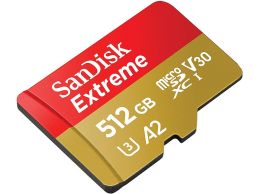 SanDisk Extreme microSDXC 512GB A2 Class3 V30 190MB/s - Foto1