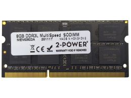 RAM SO-DIMM DDR3L 8GB MultiSpeed 1066/1333/1600MHz 2-Power MEM0803A - Foto1