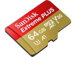 SanDisk Extreme PLUS microSDXC 64GB A1 V30 100MB/s