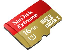 SanDisk Extreme microSDHC 16GB Class10 U3 - Foto1