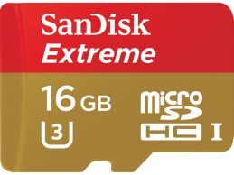 SanDisk Extreme microSDHC 16GB Class10 U3 - Foto2