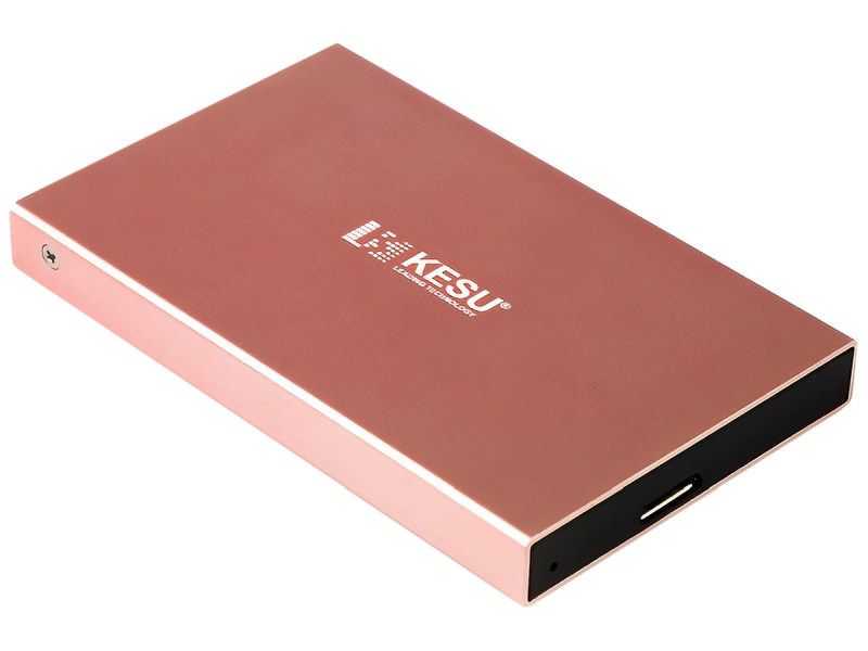 Dysk przenośny HDD USB 3.0 1TB KESU K107 Pink Gold - Foto1