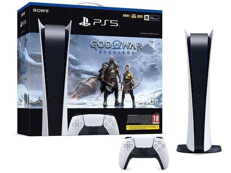 Konsola SONY PlayStation 5 Digital + God of War: Ragnarök - Foto1