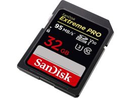 SanDisk Extreme PRO SDHC 32GB C10 U3 V30 95MB/s - Foto1