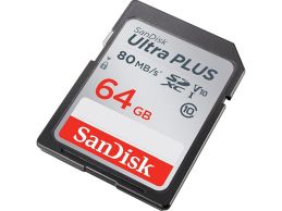 SanDisk Ultra PLUS 64GB SDXC V10 C10 U1 - Foto1