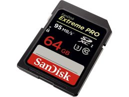 SanDisk Extreme PRO SDXC 64GB C10 U3 V30 95MB/s