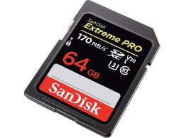 SanDisk Extreme PRO SDXC 64GB C10 U3 V30 170MB/s