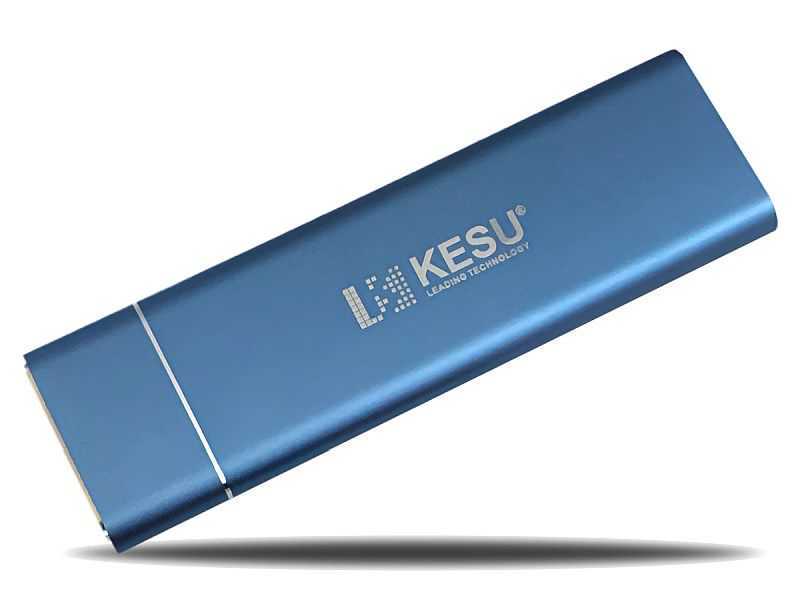 Dysk przenośny SSD M.2 USB-C 512GB KESU K206 Blue - Foto1