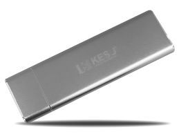 Dysk przenośny SSD M.2 USB-C 512GB KESU K206 Silver - Foto1