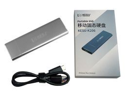 Dysk przenośny SSD M.2 USB-C 512GB KESU K206 Silver - Foto3