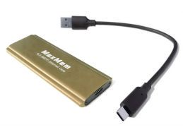 Dysk przenośny SSD M.2 USB-C 512GB MaxMem Gold - Foto4