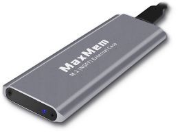 Dysk przenośny SSD M.2 USB-C 512GB MaxMem Gray - Foto3