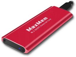 Dysk przenośny SSD M.2 USB-C 512GB MaxMem Red - Foto3