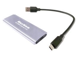 Dysk przenośny SSD M.2 USB-C 512GB MaxMem Silver - Foto4