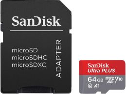SanDisk Ultra PLUS microSDHC 64GB A1 V10 U1 - Foto3