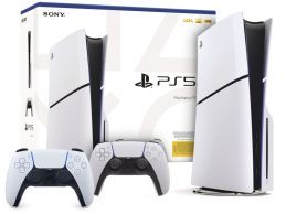 Konsola SONY PlayStation 5 Slim Blu-Ray 2x kontroler biały - Foto1