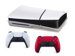 Konsola SONY PlayStation 5 Slim Blu-Ray 2x kontroler biały i czerwony - Foto2