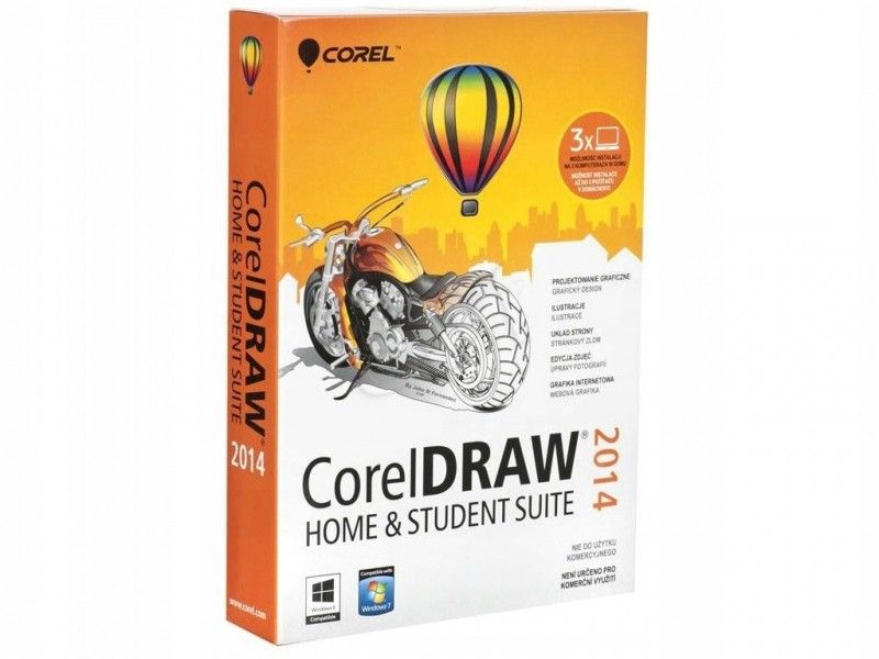 CorelDRAW Home & Student SUITE 2014 DE BOX - Foto1